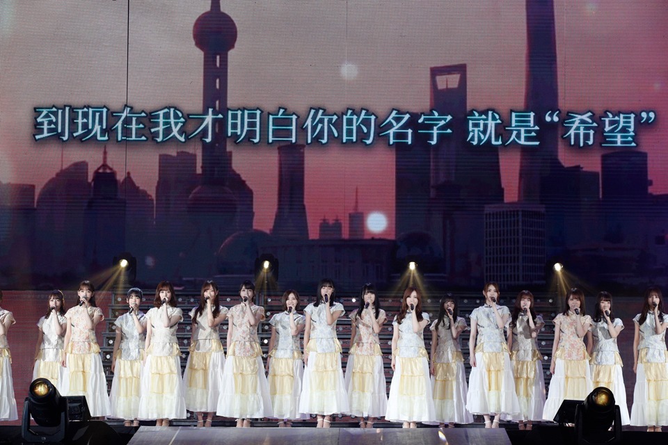 乃木坂46「NOGIZAKA46 Live in Shanghai 2019」の様子。