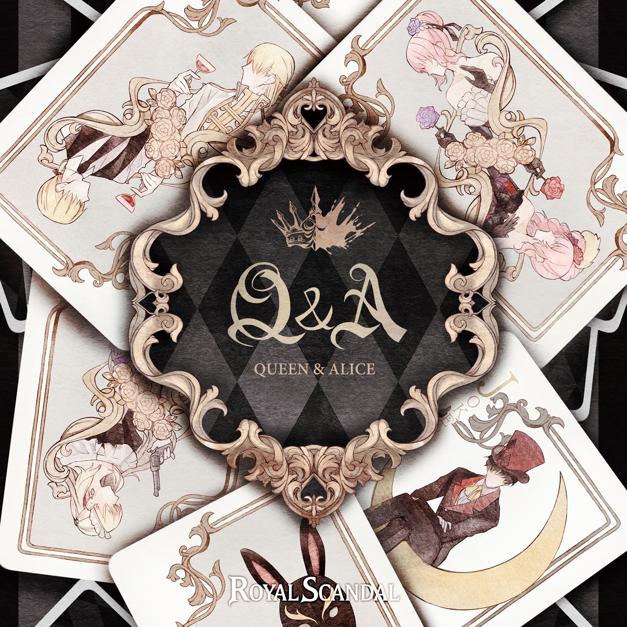 Royal Scandal「Q&A -Queen and Alice-」JACK盤ジャケット