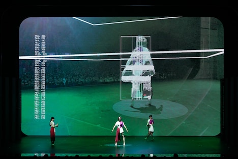 「Body - Analysis」のパフォーマンスの様子。（撮影：上山陽介）