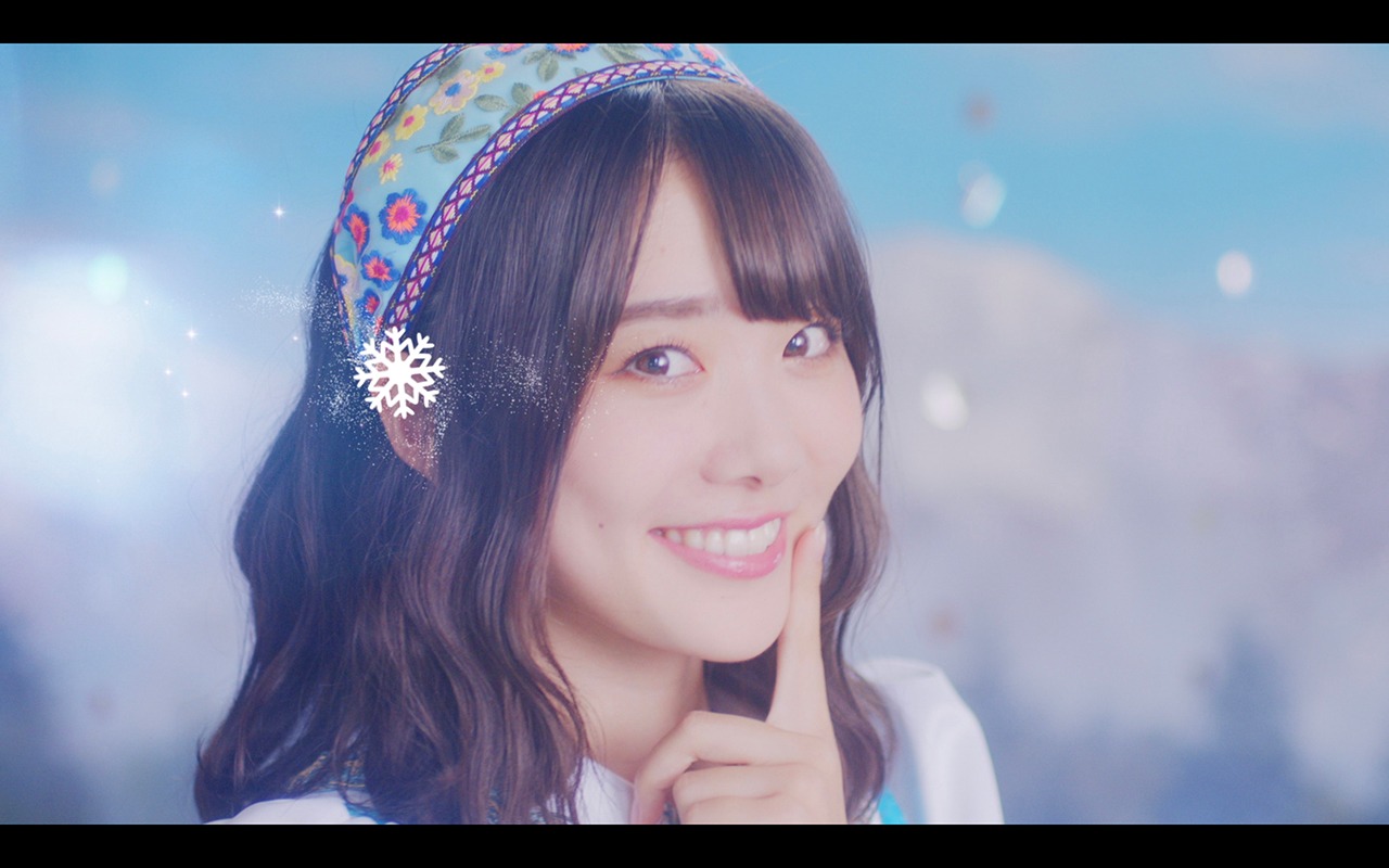 虹のコンキスタドール「Snowing Love」ミュージックビデオのワンシーン。