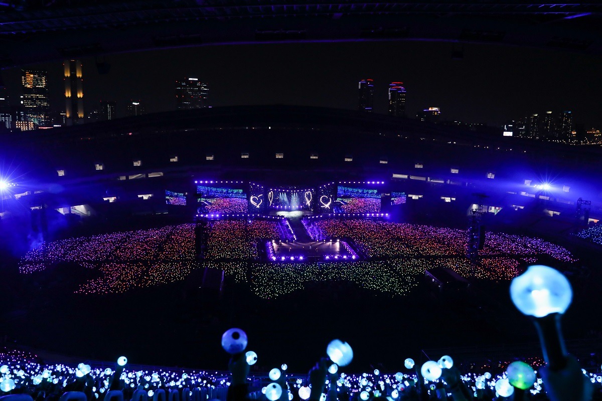 「LOVE YOURSELF: SPEAK YOURSELF [THE FINAL]」ソウル公演の様子。