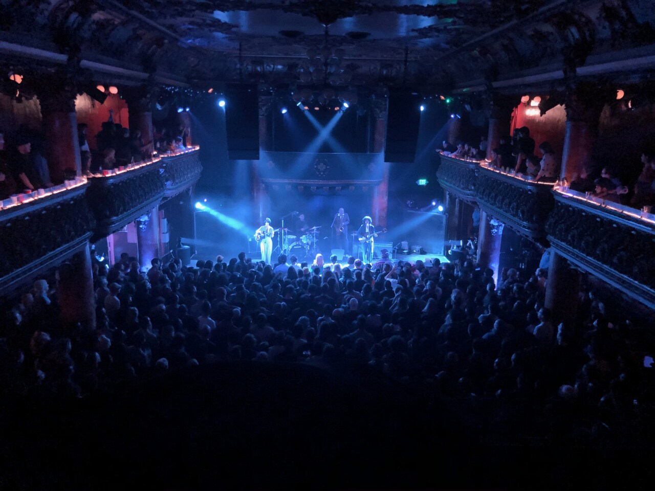 10月15日のGreat American Music Hall公演の様子。