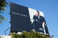 EXILE AKIRAを起用したラルフローレンのビルボード。