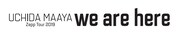 「UCHIDA MAAYA Zepp Tour 2019 『we are here』」ロゴ