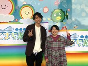 須永賢役の古川毅（SUPER★DRAGON）と、魚住華役の富田望生。(c)日本テレビ