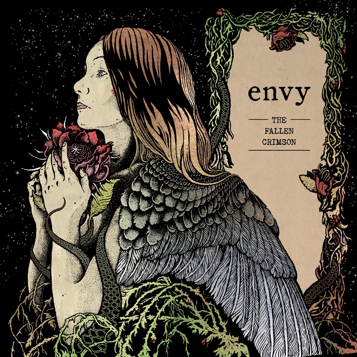 envy「THE FALLEN CRIMSON」ジャケット