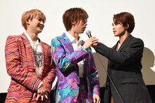 左からユーキ、リョウガ、タクヤ（草川拓弥）。