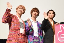 左からユーキ、リョウガ、草川拓弥（タクヤ）。