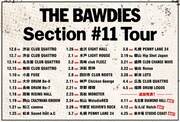 THE BAWDIES「Section #11 Tour」告知ビジュアル