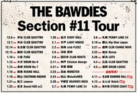 THE BAWDIES「Section #11 Tour」告知ビジュアル