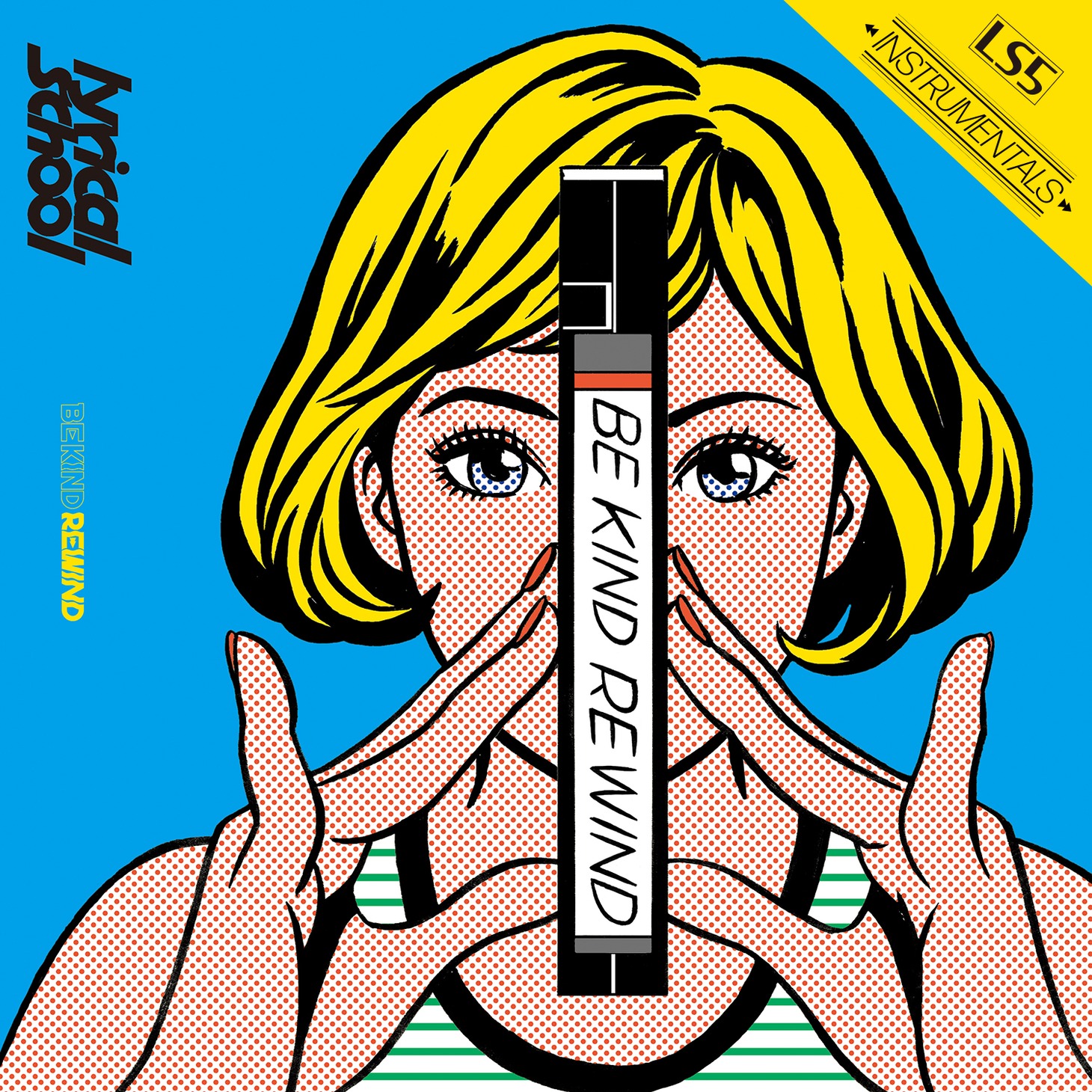 lyrical school「BE KIND REWIND INSTRUMENTALS」配信ジャケット
