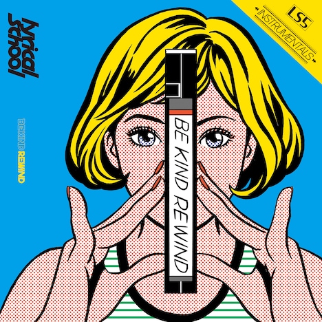 lyrical school「BE KIND REWIND INSTRUMENTALS」配信ジャケット