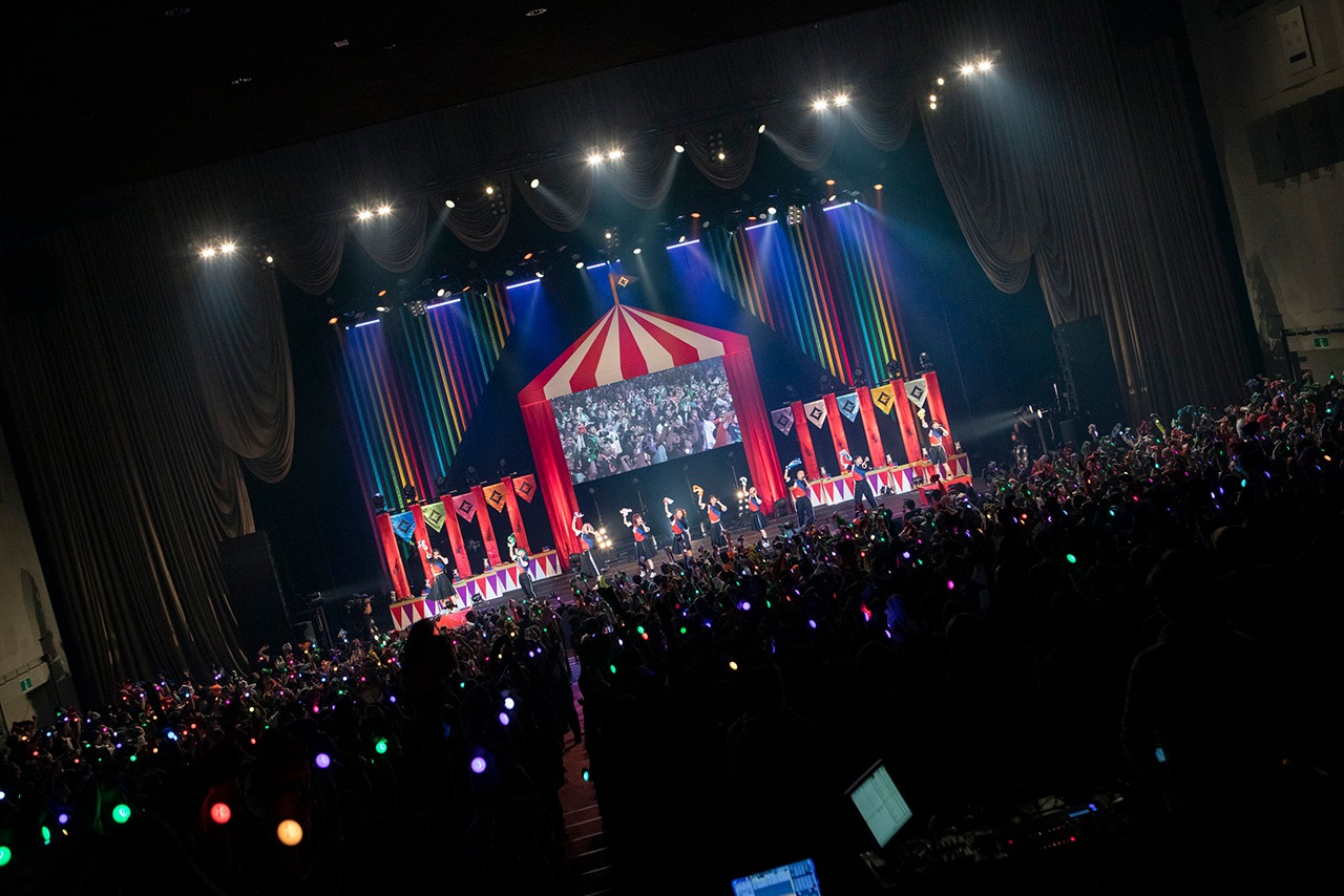 GANG PARADE「PARADE GOES ON TOUR」東京・中野サンプラザホール公演の様子。（撮影：外林健太）