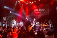 「JAMESON HALLOWEEN LIVE」DATSのステージの様子。