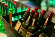 「JAMESON HALLOWEEN LIVE」のバーカウンターで振る舞われたJAMESON。