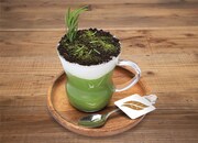 「欅坂46 カフェ」メニュー「風に吹かれても寒くならない HOT 抹茶ミルク」