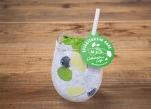 「欅坂46 カフェ」メニュー「グリーンモヒートソーダ」