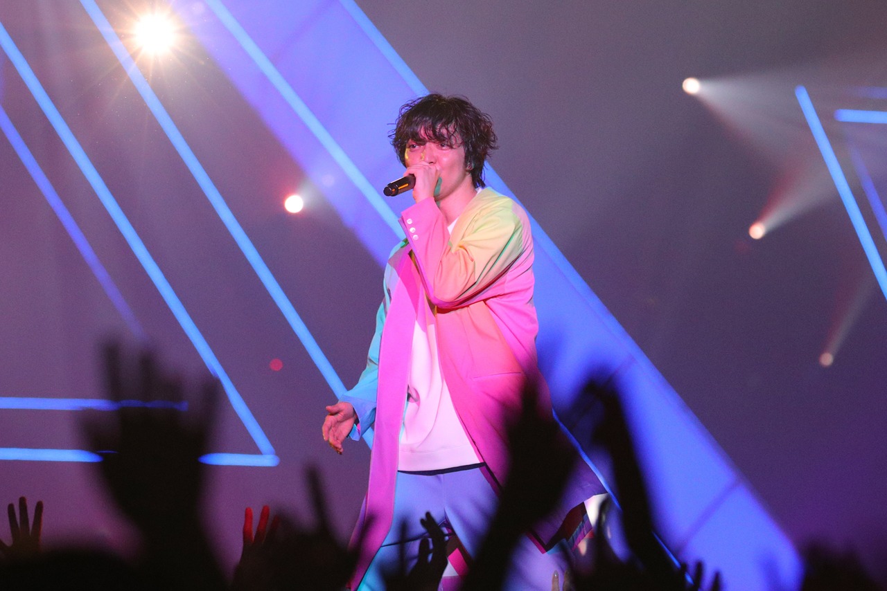 三浦大知「DAICHI MIURA LIVE TOUR 2019-2020 COLORLESS」東京・国立代々木競技場第一体育館公演の様子。