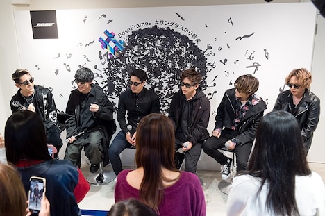 「Secret Live powered by Bose Frames」の様子。（撮影：鈴木恵）