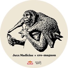Jaxx Madicine&cro-magnon「Lights On Shibuya」のレーベル面。