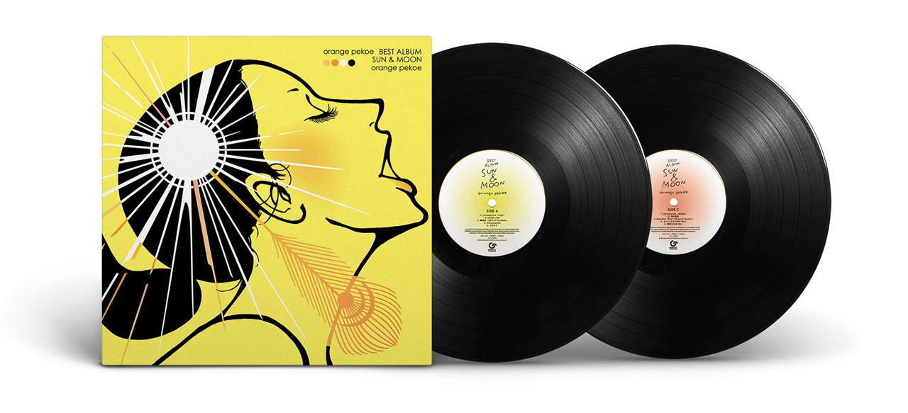 orange pekoe「Best Album SUN & MOON」デザイン