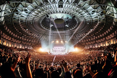 昨日11月9日の福井・サンドーム福井公演の様子。（撮影：田辺佳子）