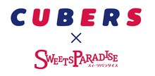 「CUBERS×SWEETS PARADISEコラボカフェ」ロゴ