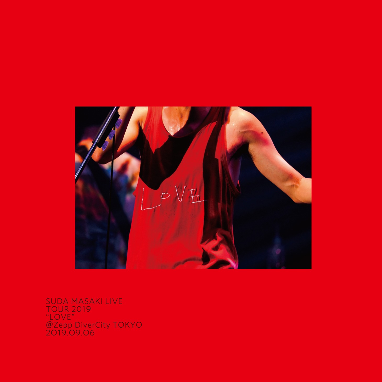 菅田将暉「菅田将暉LIVE TOUR 2019 "LOVE"＠Zepp DiverCity TOKYO 2019.09.06」完全生産限定盤ジャケット