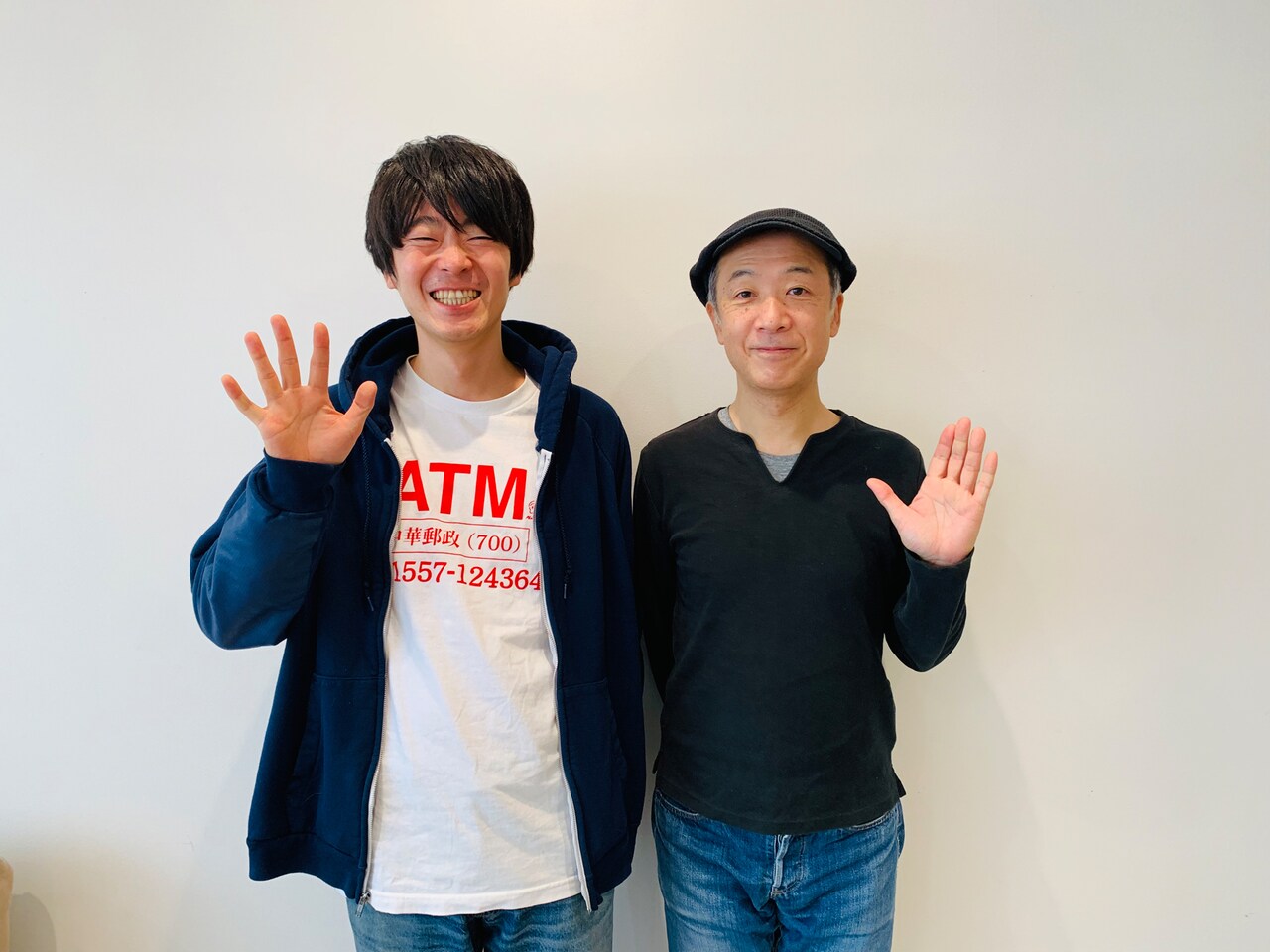 左から角張渉（カクバリズム）、エマーソン北村。