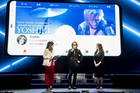 「Brandcast 2019 Japan」YOSHIKI登場時の様子。