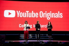 「Brandcast 2019 Japan」YOSHIKI登場時の様子。