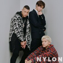 左から関口メンディー、片寄涼太、小森隼。