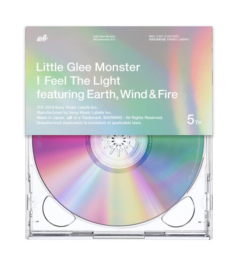 Little Glee Monster「I Feel The Light」初回限定盤ジャケット