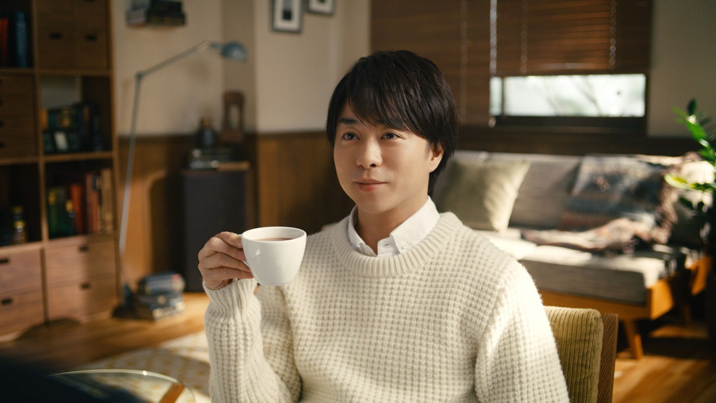 CM「ミルクココア やりすぎ」編のワンシーン。