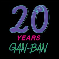 「GAN-BAN / 岩盤」20周年記念ロゴ
