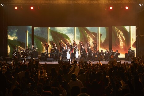 Linked Horizonのステージの様子。（Photo by Tsukasa Miyoshi / Showcase）