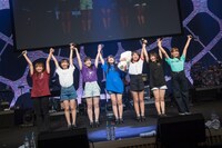 「転校少女*全国ツアー令和元年 "The Fifth Autumn Of Love"」ファイナル公演の様子。（撮影：林晋介）