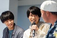 さくらしめじと晋平太。（撮影：小田周介）