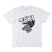 「DENKI GROOVE ONLINE STORE」で販売される「 “SDP（Special Design Pierre）” T-shirt（WHITE）」商品画像。