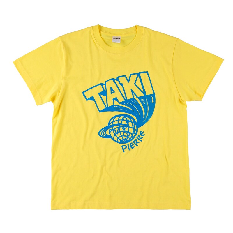 「DENKI GROOVE ONLINE STORE」で販売される「 “SDP（Special Design Pierre）” T-shirt（YELLOW）」商品画像。