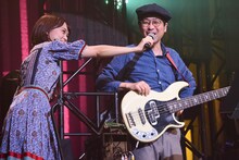 Kaedeと千ヶ崎学（B / KIRINJI）。