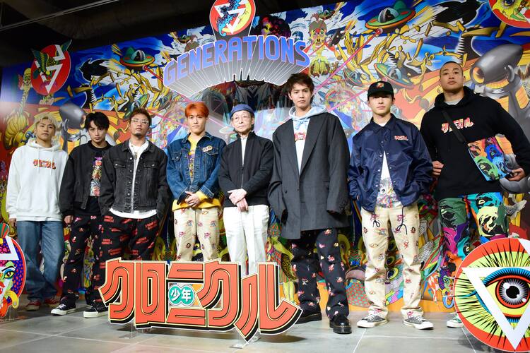 GENERATIONS×田名網敬一コラボストアが表参道に、7人のイチ押し 