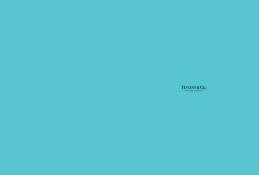 「ゼクシィPremier Winter2020」特別付録の「TIFFANY&Co.」コラボ婚姻届表紙。