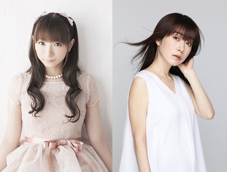 左から堀江由衣、浅野真澄。