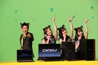 マウスコンピューターの新CM「マウス メイドインジャパン / 冬」撮影時の様子。