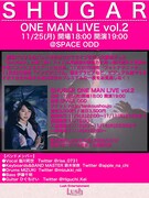 「SHUGAR One Night One Man Live!」告知画像