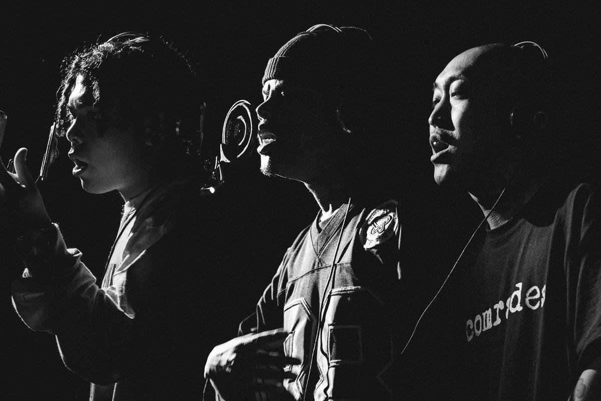 左からLeon Fanourakis、MILES WORD、SMITH-CN。（撮影：cherry chill will.）