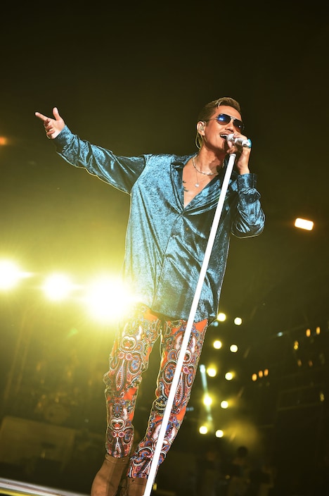 「EXILE ATSUSHI SPECIAL NIGHT IN OKINAWA」の様子。（写真提供：エイベックス）