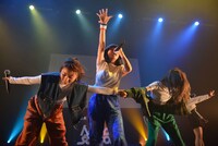 左からrisano、yuu、hime。（撮影：沼田学）