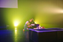 himeとminan。（撮影：沼田学）